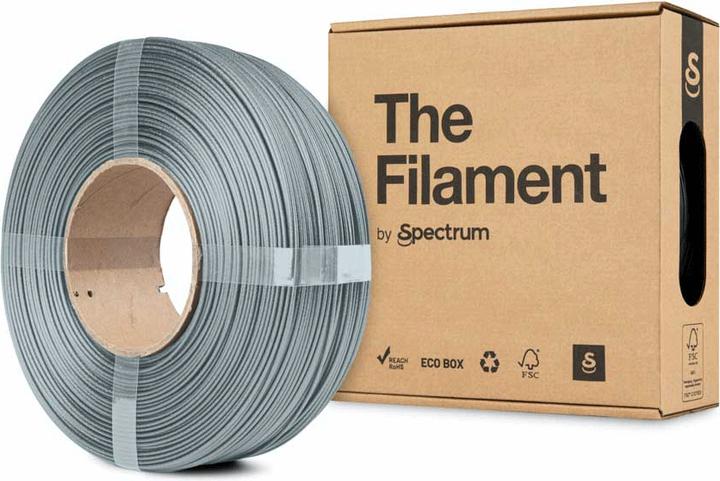 Produktbild The Filament ReFill PETG CF 1.75mm GREY 1kg (PETG, 1.75 mm, 1000 g, Grau)