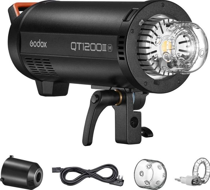 Immagine prodotto Godox QT1200III-M Flash da studio, 1200 Ws (Testa flash, 1200 Ws)
