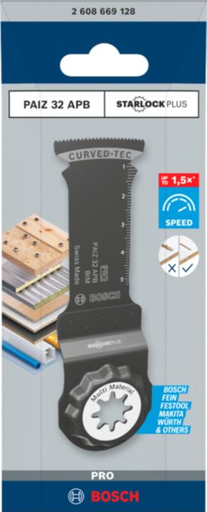 Productafbeelding Bosch Professional Zubehör PRO PAIZ 32 APB mes voor multifunctioneel gereedschap, 32 x 60 mm