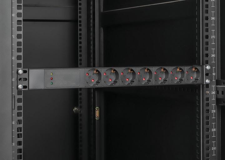 Productafbeelding Intellinet 19" 7-voudige contactdoosstrook / PDU, beschermingscontact, 1 HE, met overspanningsbeveiliging