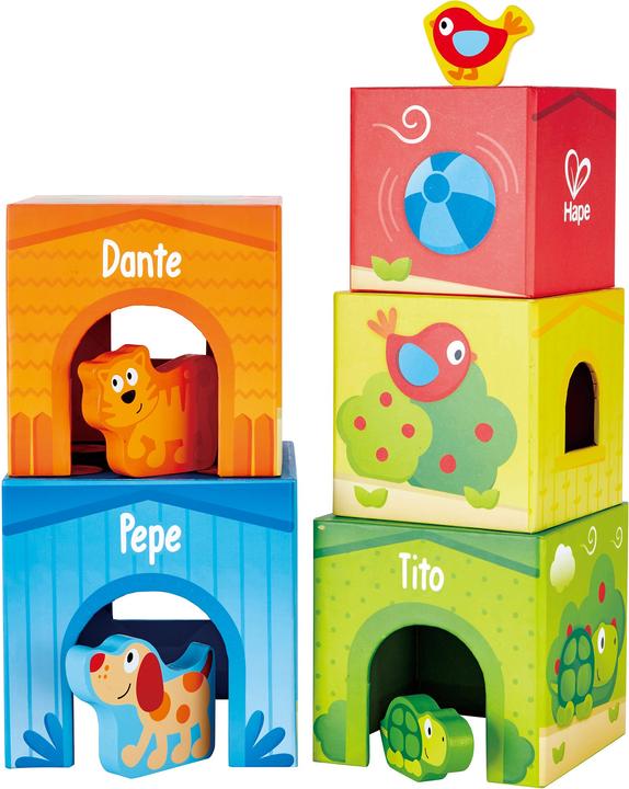 Produktbild Hape Pepe & Friends Stapelturm