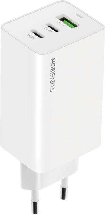 Produktbild Mobiparts GaN Wall Charger USB-Cx2/USB-A3.0/QC 65W White (65 W)