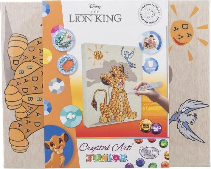 Produktbild Craft Buddy Simba Crystal Art Junior 20x25cm