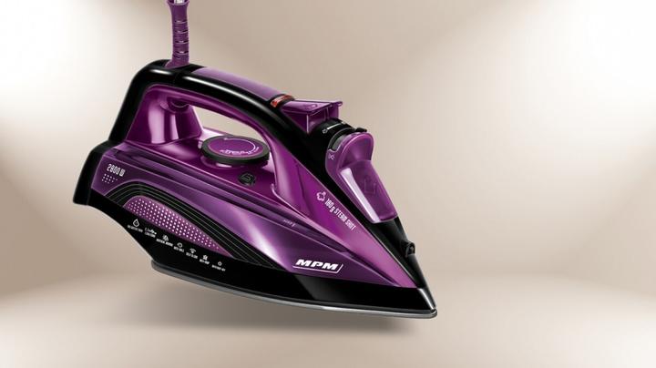 Actual product image MPM MZE-21/RS Steam Iron 2800 W Purple (2800 W, 180 g/min)