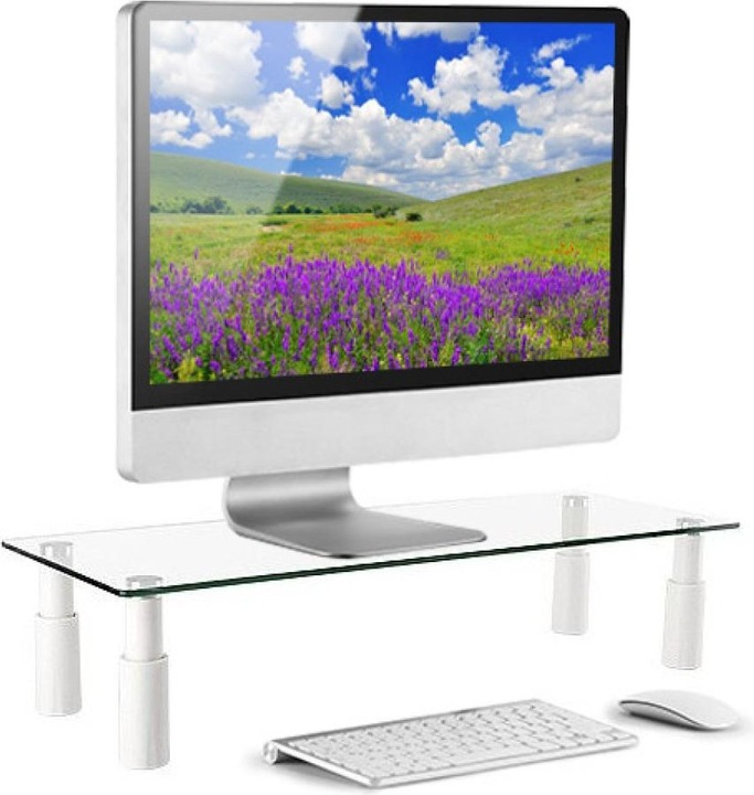 Immagine prodotto Techly Tavolo universale di stoccaggio in vetro, 580 x 210 x 130 mm