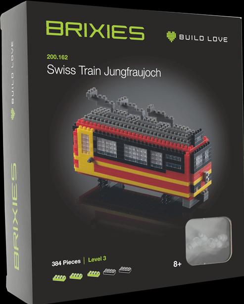 Actual product image Brixies Swiss Train Jungfrau
