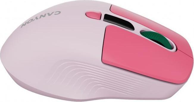 Produktbild Canyon Computer mouse mouse MW-26 LCD Silent Dual Mode Wireless Pink (Kabellos)