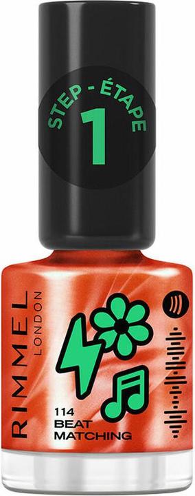 Produktbild Rimmel London SUPER GEL Nagellack #114 -Beatmatching 12 ml (Gel-Effekt Nagellack)