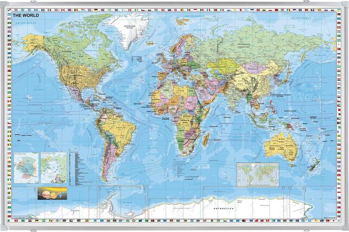 Franken Kartentafel Welt