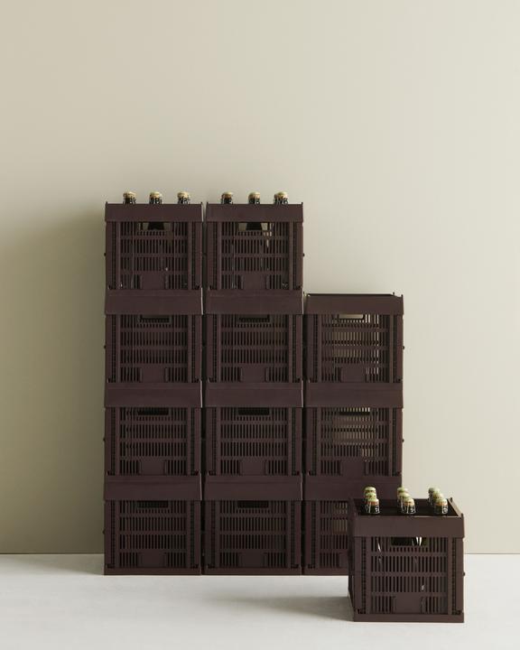 Actual product image HAY - Colour Crate S Storage Crate (Bordeaux) (26.5 x 17 x 10.5 cm)