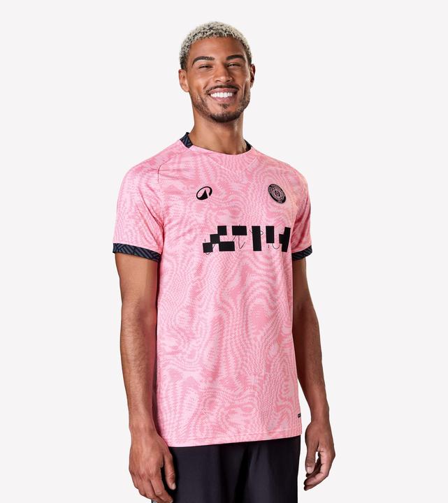Produktbild Kipsta Damen/Herren Fussball Trikot kurzarm - Viralto II Snake rosa/schwarz (S)