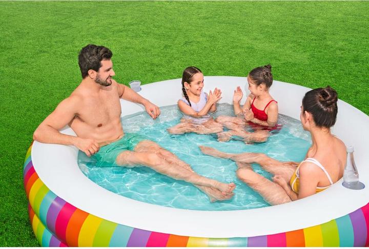 Actual product image Bestway Family Pool Rainbow Dreams™ Ø 206 x 51 cm