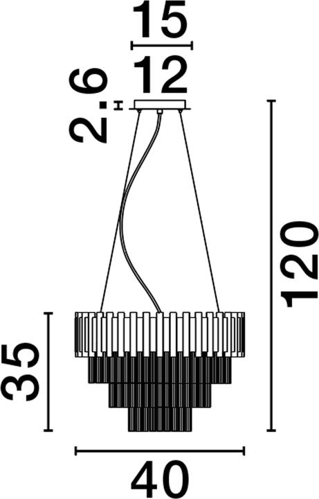 Actual product image Nova Luce Magnolia (E14)