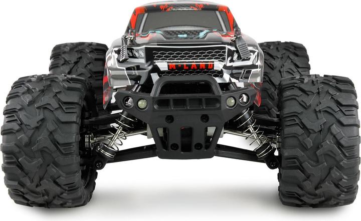 Image du produit Amewi M-Land Monstertruck 48km/h 4WD 1:16 RTR rouge (RTR Prêt à fonctionner)