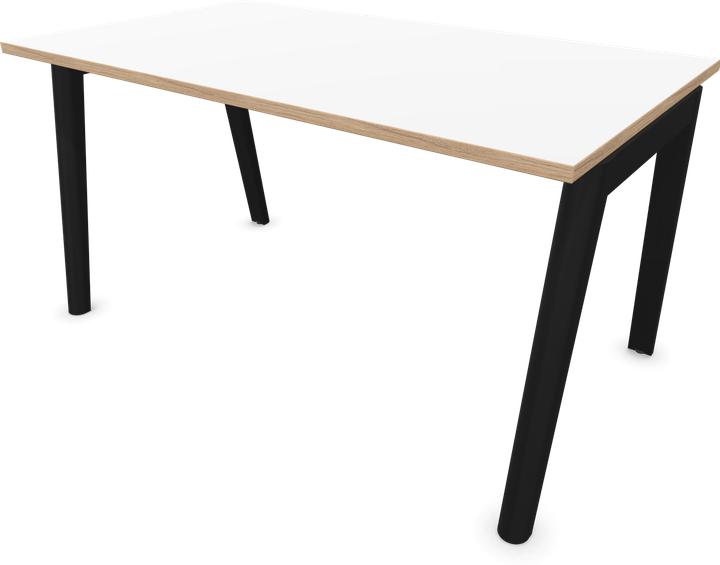 Holz | Esche gebeizt schwarz, Weiss