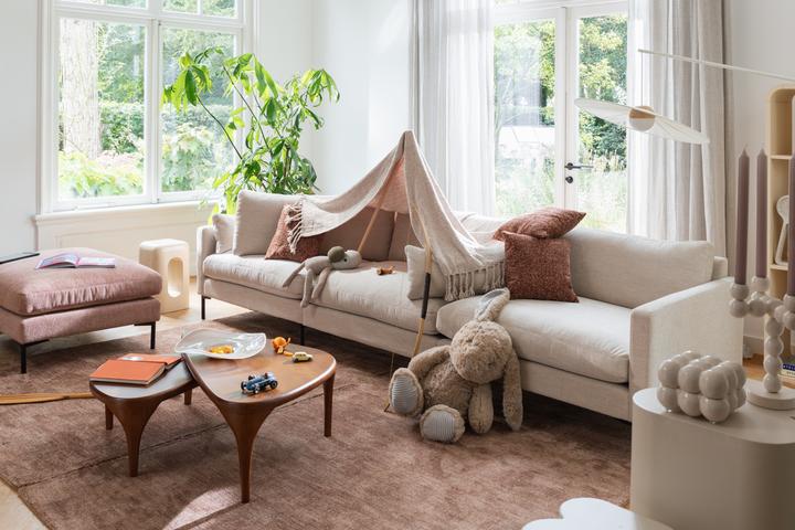 Image du produit Zuiver Summer Sofa 4,5-Seater Cream (Canapé-lit)