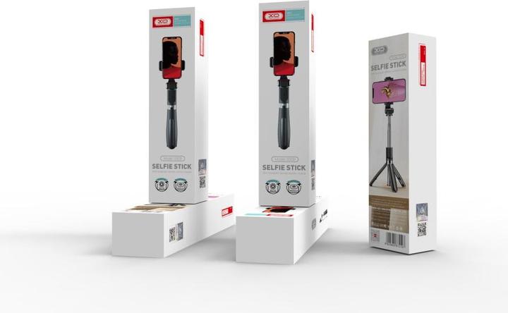 Actual product image xO selfie stick Bluetooth tripod SS08 black