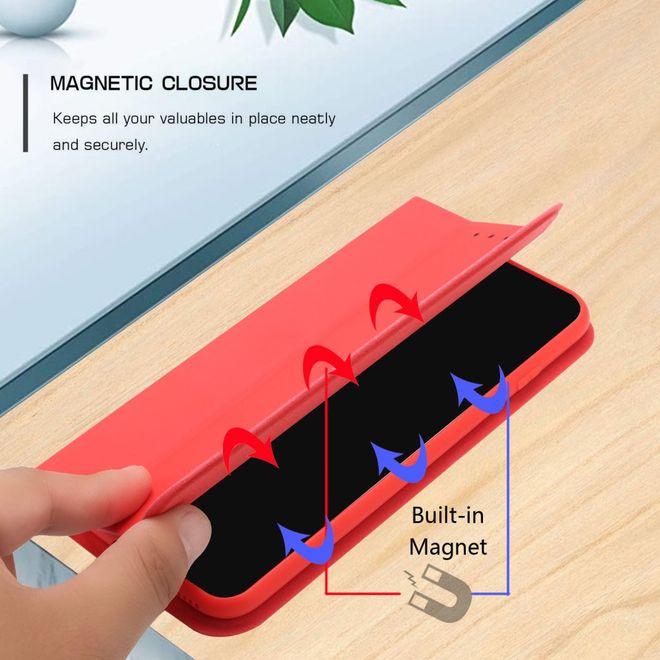 Actual product image MU Classic Triple fold leather book cover sleeve (Apple iPhone 13 Pro)