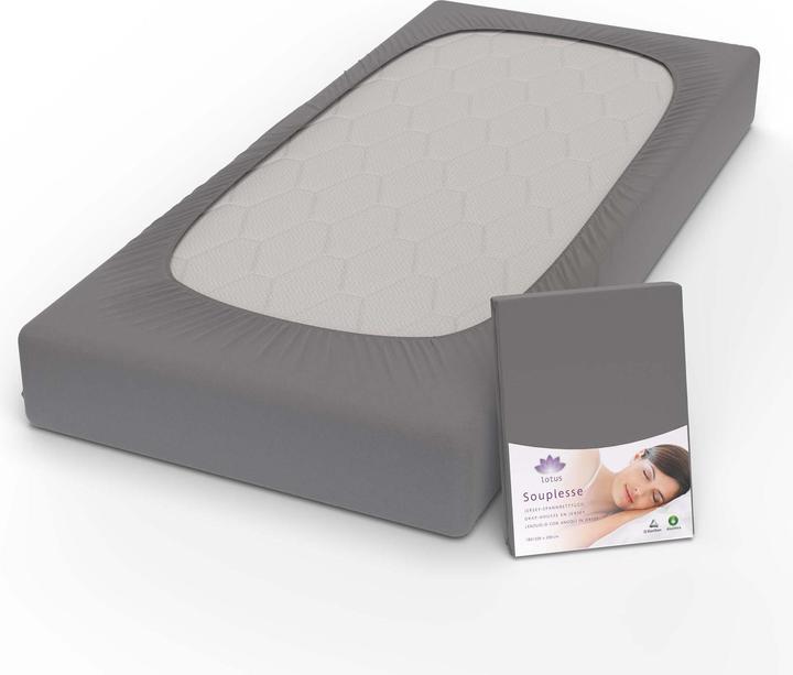 Image du produit Lotus Bettwaren Drap-housse en jersey Souplesse (90 x 200 cm)