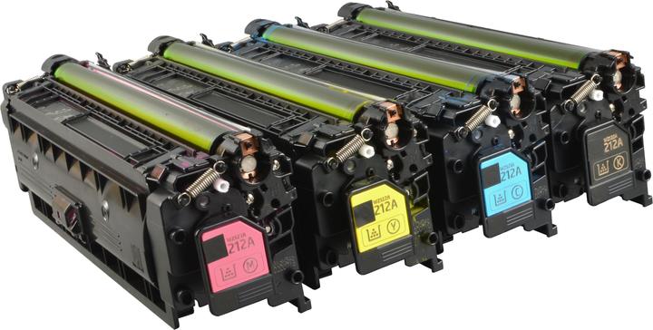 Actual product image Ampertec 4 toner replaces HP W2120A-2123A 4-colour (M, C, Y, FC)