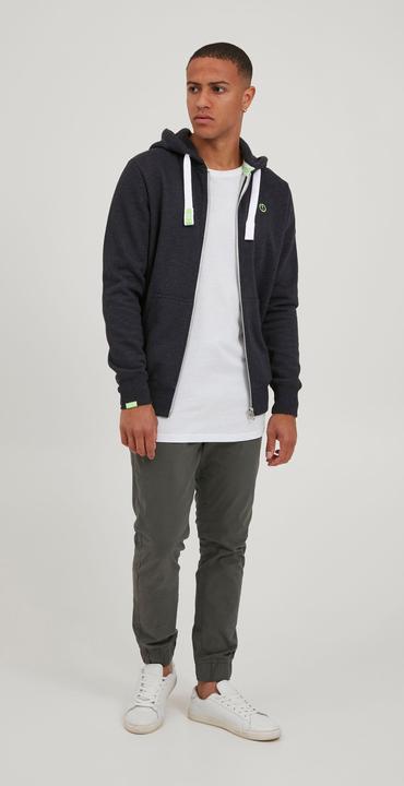 Actual product image Solid BennZip Men's Hooded Jacket Zip (M)