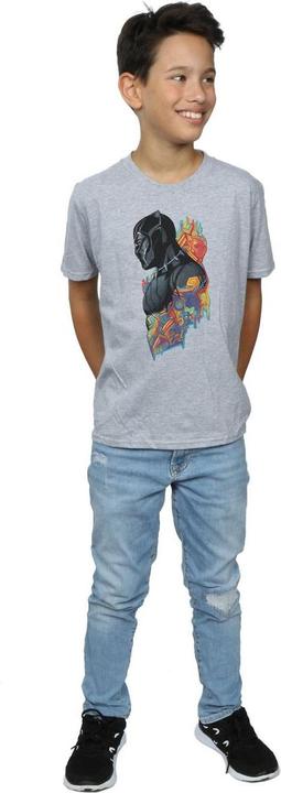 Produktbild Jungen Black Panther Profil TShirt (128)