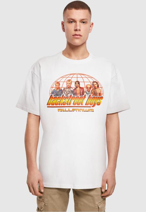 Produktbild Merchcode Backstreet Boys - Millenium Globe Heavy Oversize Tee-BY102 - 112243 (S)