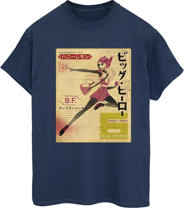 Image du produit Disney - T-shirt BIG HERO BAYMAX HONEY LEMON NEWSPAPER - Femme (XL)