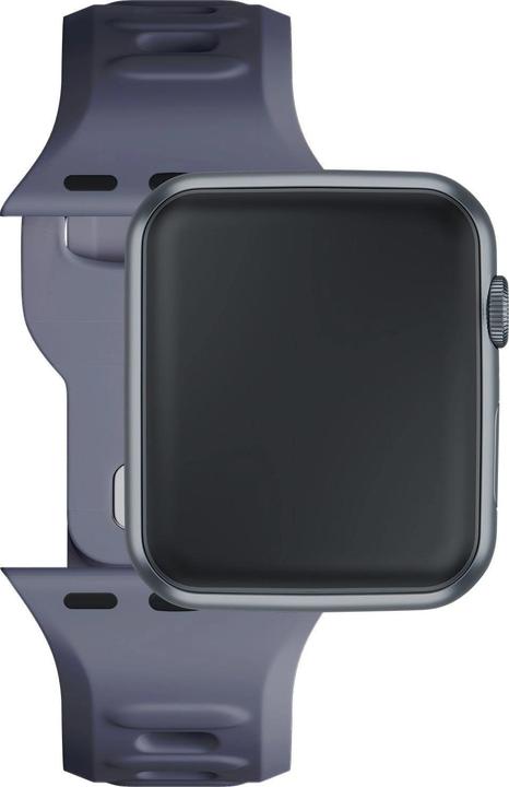 Produktbild 3MK Silicone Watch Strap szary/grey dla Apple Watch 42/44/45/49mm (Silikon, Edelstahl)