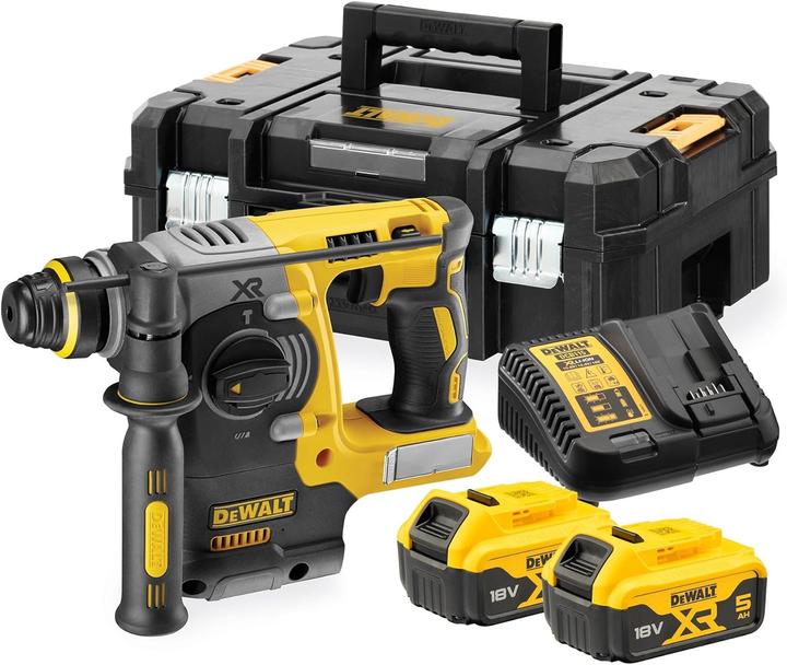 DeWalt PERCEUSE SDS-PLUS 18V 2,1J 2 x 5,0Ah XR LI-ION KURZHAMMER TSTAK DCH273P2T