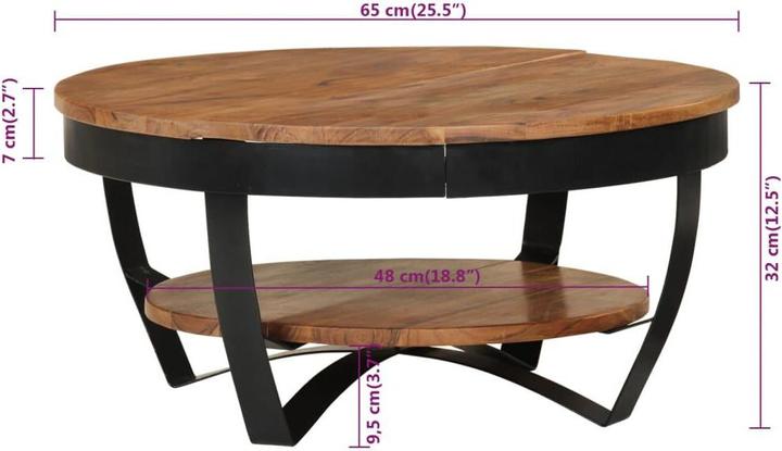 Actual product image vidaXL Couchtisch