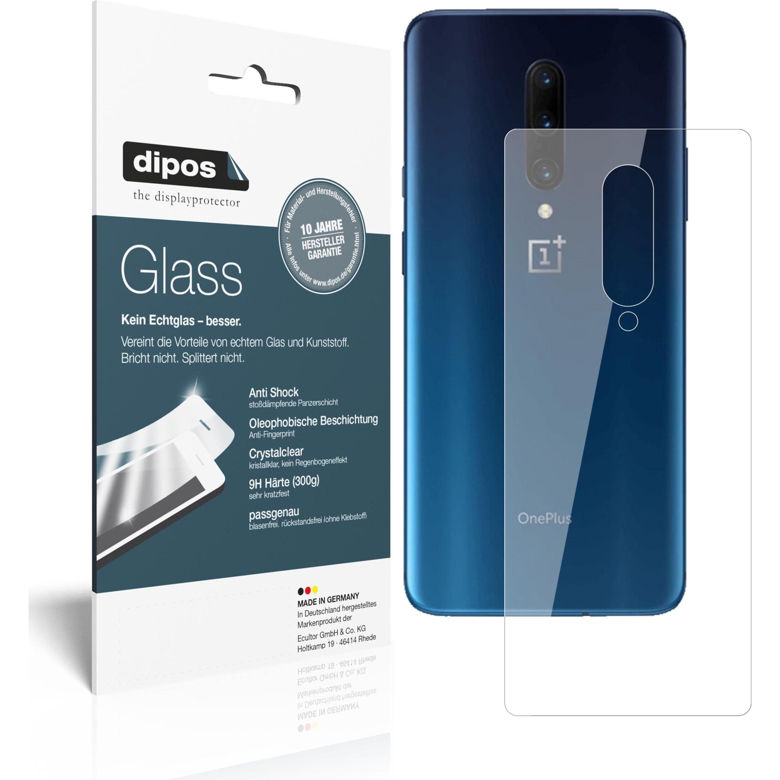 Dipos Displayschutz Anti-Shock (2 Stück, OnePlus 7 Pro), Smartphone Schutzfolie, Transparent