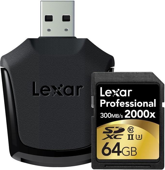 Immagine prodotto Lexar Sdxc (64 GB, SDXC, U3, UHS-II)