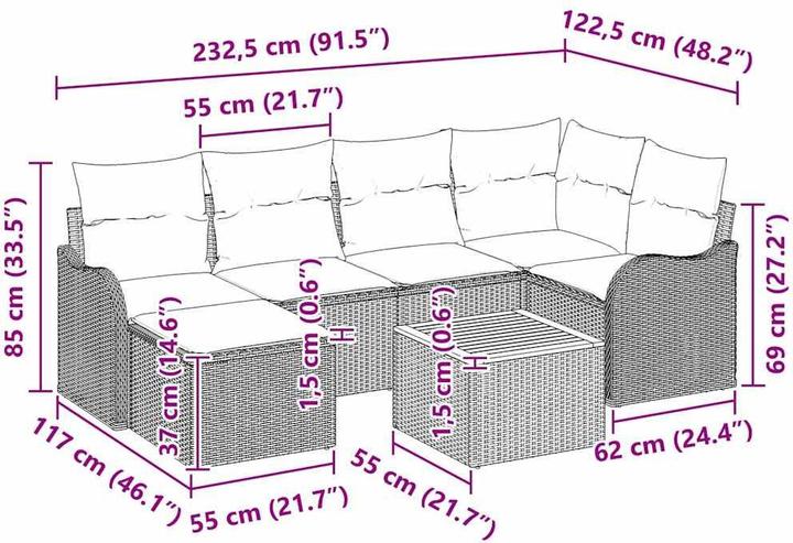 Produktbild vidaXL Malia