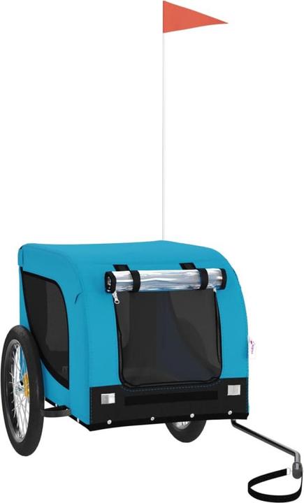 Produktbild VidaXL Fahrradanhänger Hunde Oxford-Gewebe & Eisen
