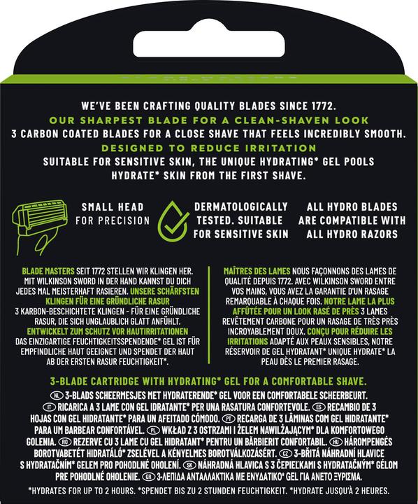 Valori nutrizionali e ingredienti Wilkinson Idro 3 (8x)