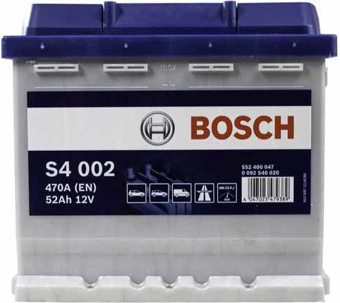 Actual product image Bosch Automotive S4 002 (12 V, 52 Ah, 470 A)
