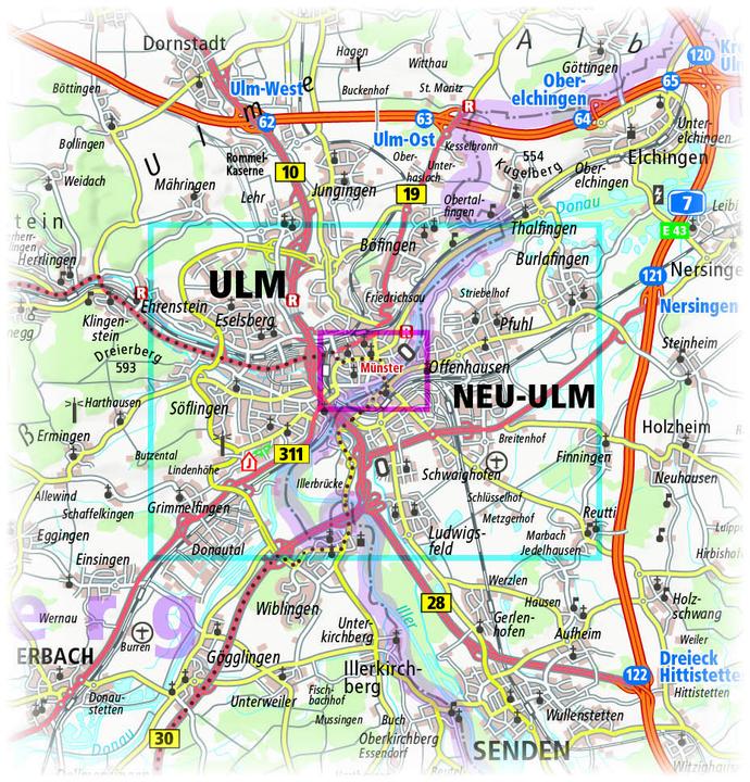 Produktbild PublicPress Stadtplan Ulm
