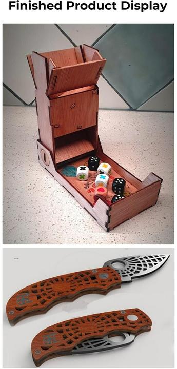 Produktbild Creality Rosenholz Platten 300 x 300 x 3/5 mm (Ersatzteile)