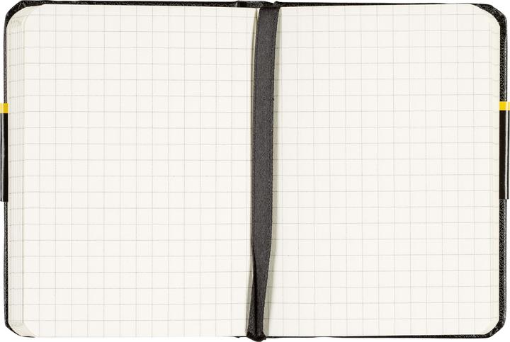 Actual product image Idena Notebook A7 squared black FSC-Mix (A7, Checked, Hardcover)
