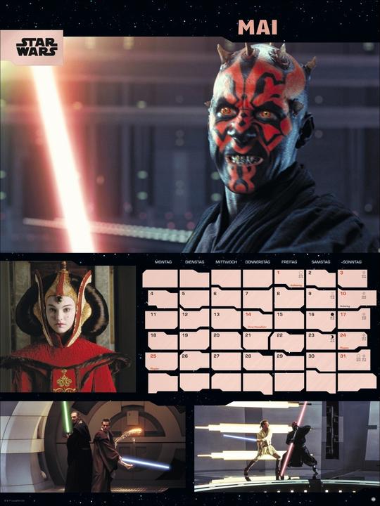 Actual product image Star Wars Broschur XL Kalender 2026 (45 x 60 cm)
