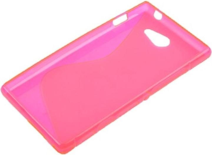 Produktbild König Design Handyhülle S Line TPU Tasche für Sony Xperia M2 S50h Pink (Sony Xperia M2)
