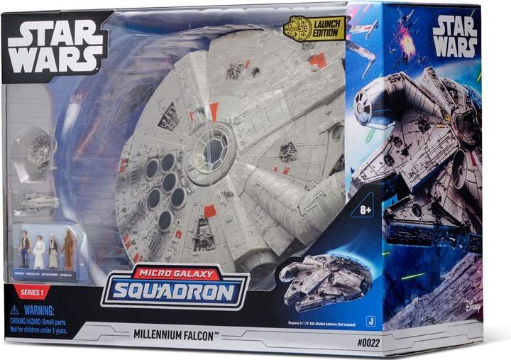 Immagine prodotto Star Wars Micro Galaxy Deluxe Vehicle (veicolo e figura da 9") -Millenium Falcon Wave 1r /Giocattoli