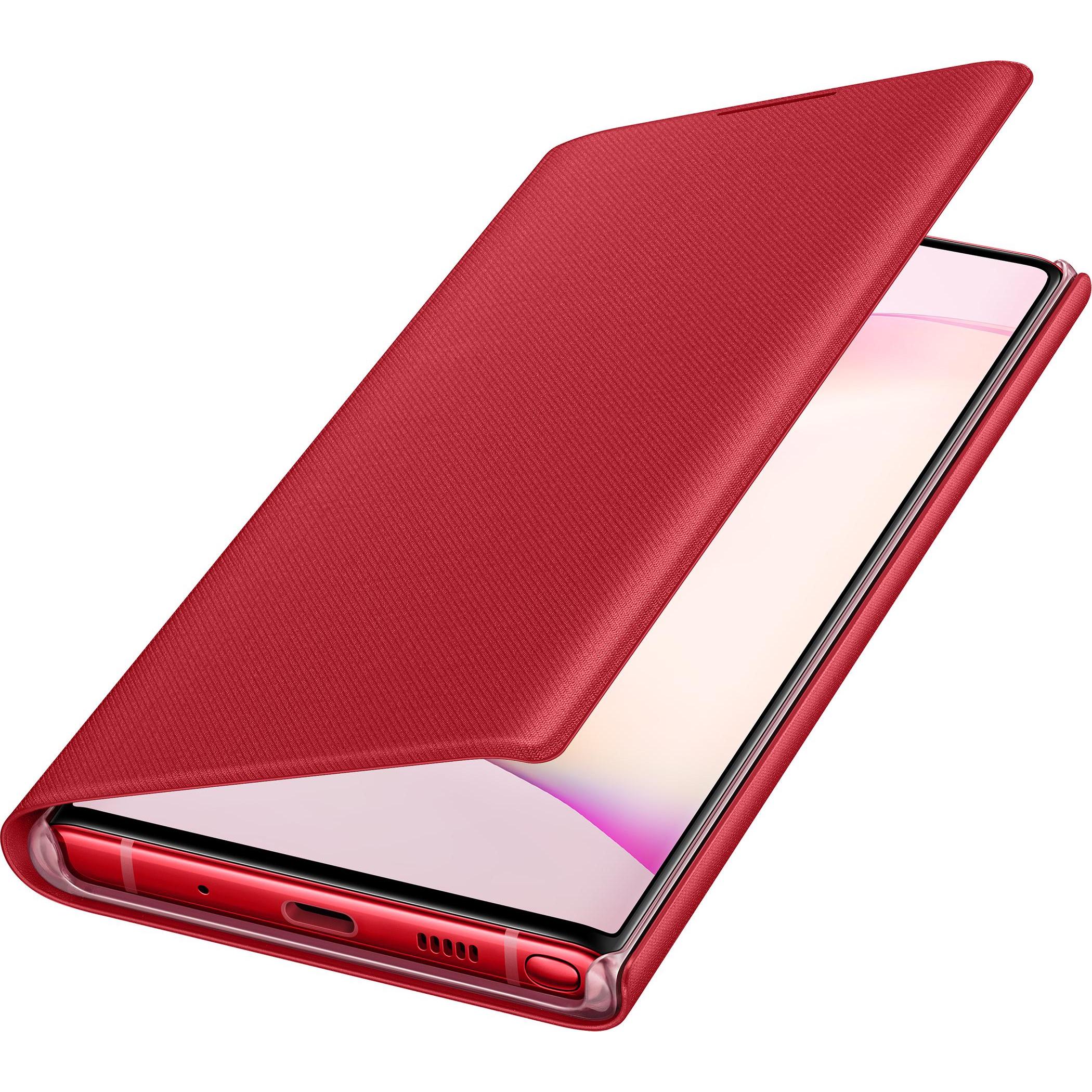 Samsung LED View Cover (Samsung Galaxy Note 10), Smartphone Hülle, Rot