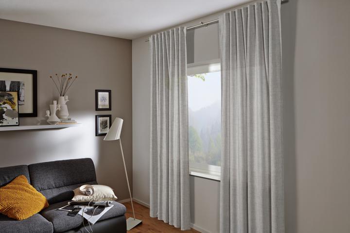 Actual product image Sehlbach Fertiggardine Leinenoptik (245 x 140 cm)