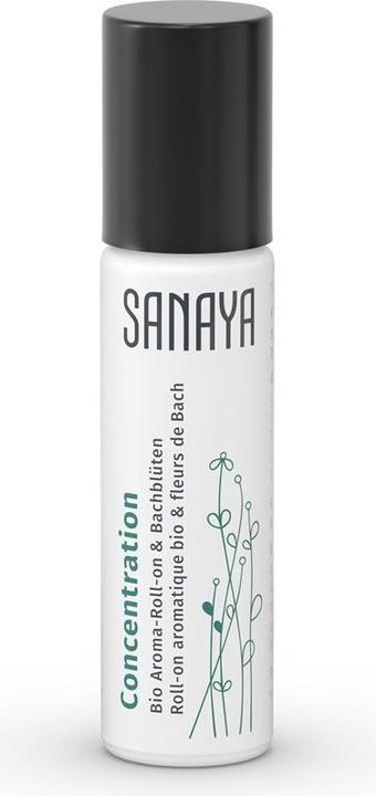Produktbild Sanaya Aroma & Bachblüten Concentration Bio Roll on