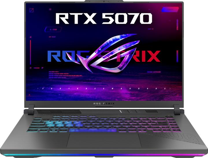 Produktbild ASUS ROG Strix G16 RTX 5070 (16", AMD Ryzen 9 9955HX, 32 GB, 1000 GB, DE)