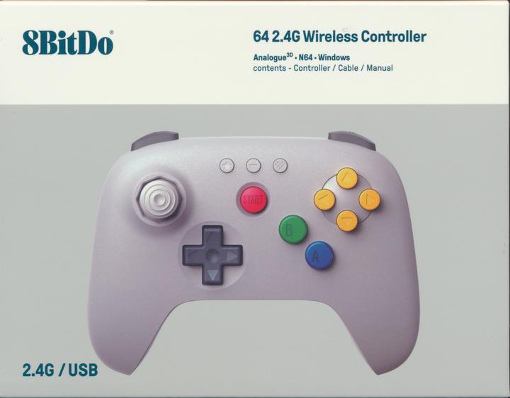 Productafbeelding 8bitdo 64 Wireless 2.4G Controller (PC)