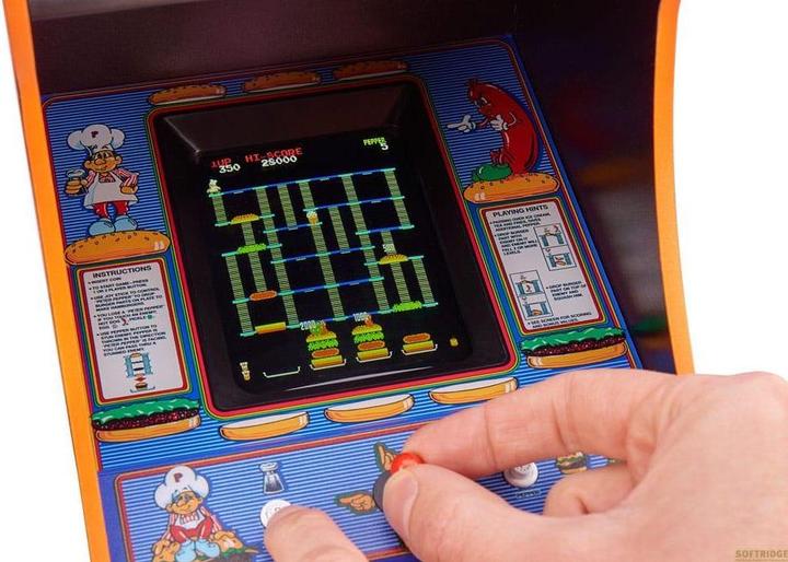 Actual product image Numskull Quarter Scale Arcade Cabinet - Burger Time