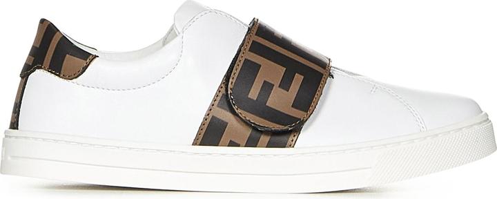 Actual product image Fendi Kids Sneakers White (32)